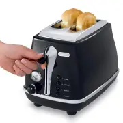 De'Longhi Icona Classic 2 Slice Black