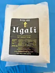 Bakari Ugali Net Weight 10 lbs, White Sima, Ugali, Maize Flour