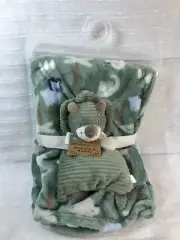 Dreamgro Green Dinosaur Baby Blanket & Plush Buddy Lovey Dream Gro Boys Dino NEW