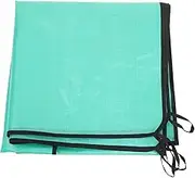 Pruning Tarp for Garden 60cm Hole Landscape Trimming Tarp Large 200x200cm for Leaf Cleanup