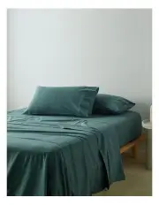 [Vue] Flannelette Sheet Set in Dusky Green