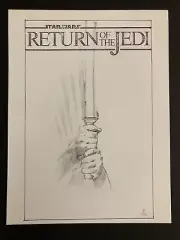 Star Wars Return Of The Jedi Movie Art Poster Print 9x12 John Alvin