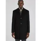 JACK VICTOR Men's Wesley Wool Cashmere Overcoat 44R Black Lined NWT