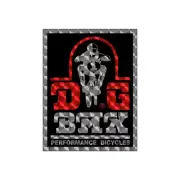 DG BMX Red PRISM decal - Old school bmx