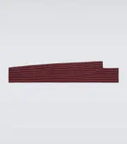 [Saint Laurent] Saint Laurent Striped scarf One Size burgundy