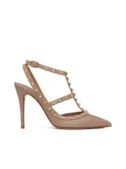 Valentino Garavani Rockstud Ankle Strap Pump