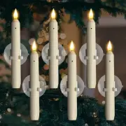 2pcs with Dusk to Dawn Sensor LED Taper Candles Electric Candle Christmas