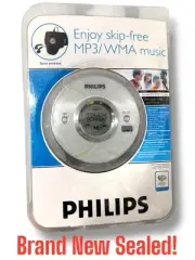 Philips Portable CD Player EXP2581 CD-RW MP3 Playback Touchscreen Sealed!