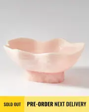 Maya Resin Footed Bowl - Blossom