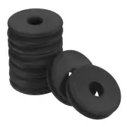 50Pcs 2.24" EVA Foam Fishing Line Spool Winding Board Organizer Black