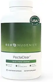 ecoNugenics – PectaClear – 180 Capsules Professionally Formulated to Support Healthy Detoxification Provides Comprehensive Support Against Environmental Toxins Safe, Gentle & Effective