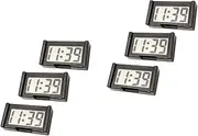 Cabilock 2sets 3 Pcs Mini Car Clocks Mute Clocks for Vehicle Home Stylish Dashboard Digital Compact Design for Decoration 3pcs*2