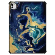 iPad Pro 11-inch (M4) iPad Impact Case GO CHIC BLUE & GOLD