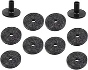 TOYANDONA High Durability Drum Felt Crafts Pads Set of 8 Drum Kit Pad for Beginners