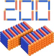 Forliver Refill Darts, 200 Pack Refill Bullets Compatible with Nerf Guns for Nerf N-Strike Elite Series Blasters Toy Guns. Kids Christmas Role Play Nerf Battle Game Gift (2019 Upgraded Version)