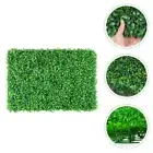 Fake Grass Turf Decorative Interlocking Grass Mat Green Background Wall