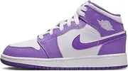 Nike Air Jordan 1 Mid GS Purple Venom/White Size 6