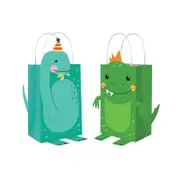 Dino-Mite Party Dinosaur Create Your Own Paper Kraft Bags