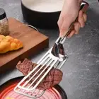 Creative Frying Fish Spatula Hollow Food Flipping Spatula BBQ Tongs Cooking