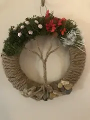 Tree Of Life Wall Art, Four Season Flowers