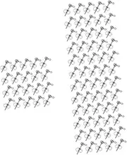 [TEHAUX] 4sets Diy Ball Eardrop Earrings Ear Studs Fashion Jewelry Charms 40pcs*4