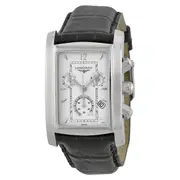 Original Longines DolceVita Chronograph White Dial Leather Men's Watch L5.680.4.16.2