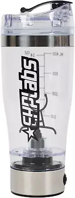 Ehplabs Electric Protein Shaker Bottle - 15Oz Portable Blender Shaker - Personal