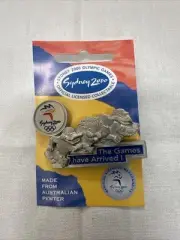 Sydney 2000 Olympic Games “the Games Have Arrived!” Pewter Pin by Benson H. New