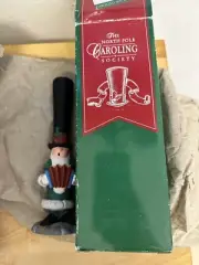 Vintage 1994 North Pole Caroling Society Accordion Player J. Adams Collection
