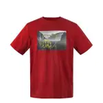 【THE NORTH FACE】TNF 北臉 短袖上衣 休閒 M VAN LIFE PHOTO PRINT SS TEE - AP 男 紅色(NF0A88GGPOJ)