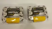 Rayovac Ultra Pro Alkaline Batteries C-12 #ALC12PPJ 1.5V (12/pack) Set of 2 pack