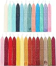 uxcell 26 Assorted Colors Wax Seal Sticks, 26 Pack Sealing Wax Sticks Sealer for Stamp Seals Letter Wedding Invitation Envelope Craft