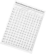 JOINPAYA Portable Harp Chord Poster for Beginners Harp Chord Chart for Learning