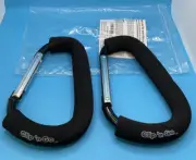 Clip N Go 2 Pk XL PBnJ Stroller Organizer Hook Clips For Purse Shopping Diaper..