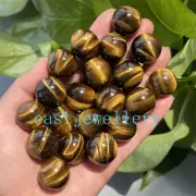 20PCS Wholesale Natural Tiger’s Eye Jasper Sphere Quartz Crystal Ball Gem 20mm+