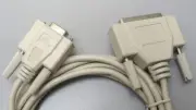 Null Modem Cable 10D1-21410 DB9 Female to DB25 Female, 8 Conductor, 10ft