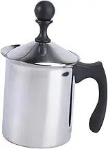Gatuida Household Milk Mixer Manual Milk Frother Stainless Steel Milk Bubble Maker Labor-Powered Heat-Resistant