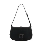 Alexander McQueen T-Bar Maxi Shoulder Bag One size black