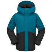 Brand New Kids 2025 Volcom Vernon Insulated Jacket Cobalt Size Medium