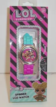 LOL L.O.L. SURPRISE SPINNER WATCH LCD Display Kids Adults Silicone Band NEW