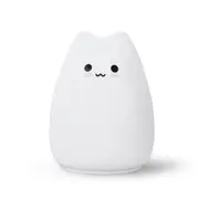Small Cute Cat Silicone Lamp LED Colorful Changing Color Bedroom Night Light