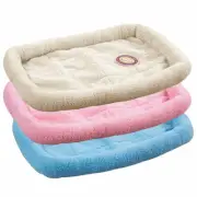 Slumber Pet Sherpa Crate Beds for Use in Cat Carrier Travel Cage -XS Burgundy