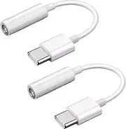 USB C to 3.5mm Headphone Adapter with OTG Support - Aux to USB C Audio Jack Cable for OTG Phones: Samsung S24/S25/Note20/Ultra, Huawei P40/Mate 40, Xiaomi 13/14(Compatible with iPhone 15/16/iPad Pro)