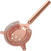 Bartender's Essential: Stainless Steel Cocktail Strainer Fine Mesh Drink Strainer Ice Filtering Tool for Bar Cocktail Shakers