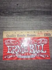 Ernie Ball. Amplification Amplifier Bumper Sticker Guitar Case Balls Are Best