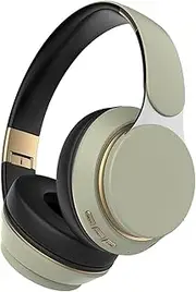 Wired/Bluetooth Noise Canceling Headphones Earphone Foldable with Mic for PC TV, Green