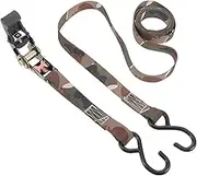 GRADENEVE 2pcs Heavy Duty Ratchet Straps Tie Down Straps for Moving Cargo and Trailers Kayaks Motorcycles