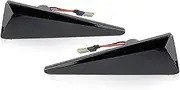 Side Mirror Indicator For Avantime 2001-2003 For Espace MK4 2002-2014 For Megane MK2 2002-2009 2piece Led Dynamic Turn Signal Side Marker Light Dynamic Sequential Blinker(2xDynamic Smoked)