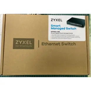 ZYXEL 合勤 GS1900-24E 24埠 Switch Giga 智慧網管型交換器 (含稅)