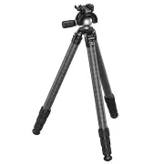 【Leofoto USA】Leofoto SA-404CLX+MH-60X Outdoors Tripod with Dynamic Ball Head Set